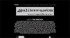 Desktop Screenshot of 44calibreshakespeare.com